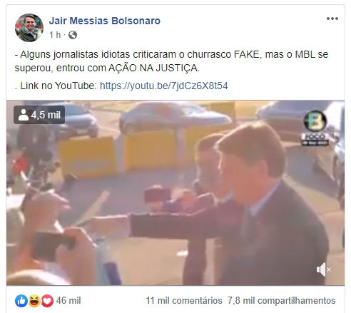 La grigliata di Bolsonaro con il record di morti di Coronavirus in Brasile (è stata cancellata) article-post