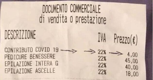La storia degli scontrini con il contributo COVID-19 article-post