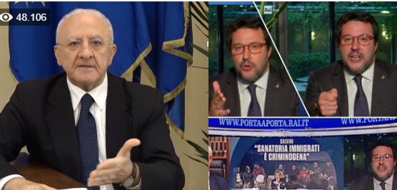 Salvini, De Luca e il copyright del “celodurismo” article-post
