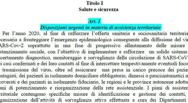 Cosa ci sarà nel Decreto Rilancio article-post