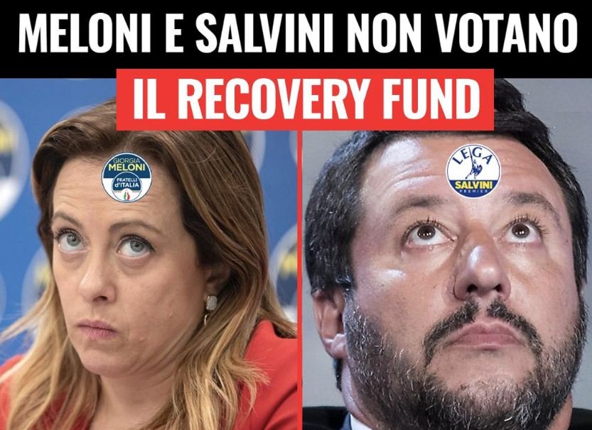 lega fratelli d'italia recovery fund 1