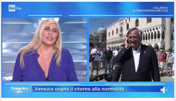 Mentre Zaia fa spot contro gli assembramenti senza mascherina Brugnaro spiega che non vuole le mascherine preview