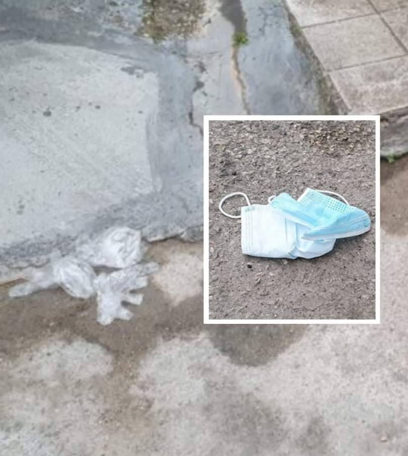 La multa di 500 euro per chi butta le mascherine a terra a Roma article-post