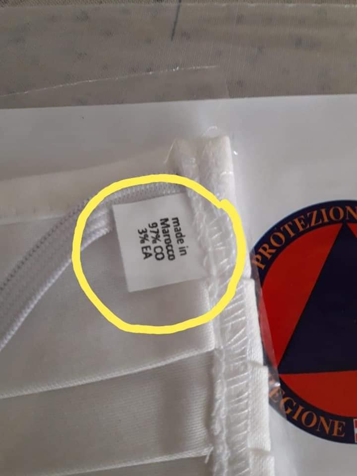 La storia delle mascherine “piemontesi” della Regione prodotte in Marocco e in Campania preview