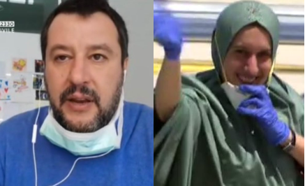 Ma il Salvini che vuole sobrietà per il ritorno di Silvia Romano è lo stesso che si travestiva da medico? article-post
