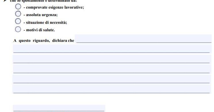 modulo autocertificazione spostamenti 1