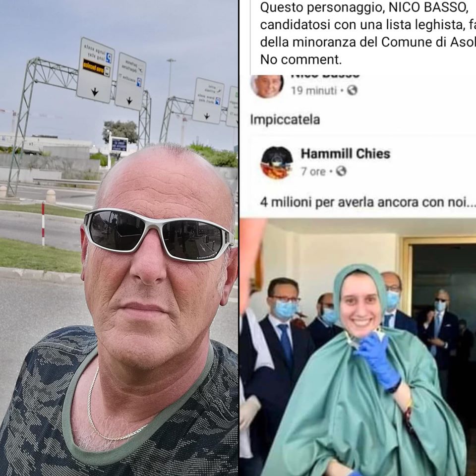 Nico Basso: il consigliere venetista che augura un “impiccatela” a Silvia Romano article-post