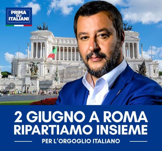 salvini meloni 2 giugno