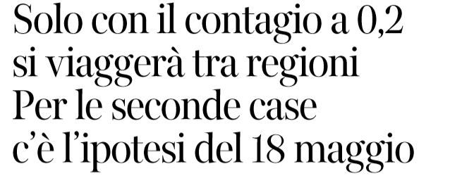 Seconde case: l’ipotesi del 18 maggio article-post