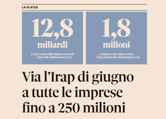 Via l’IRAP di giugno per tutte le imprese? article-post
