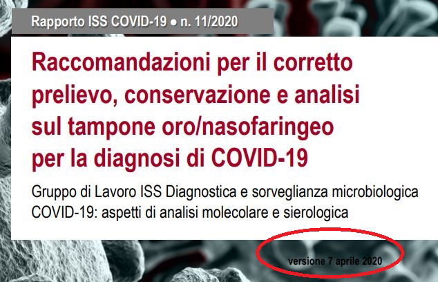 Come si esegue correttamente un test del tampone: il caso del tutorial Iss sbagliato (e pericoloso) article-post