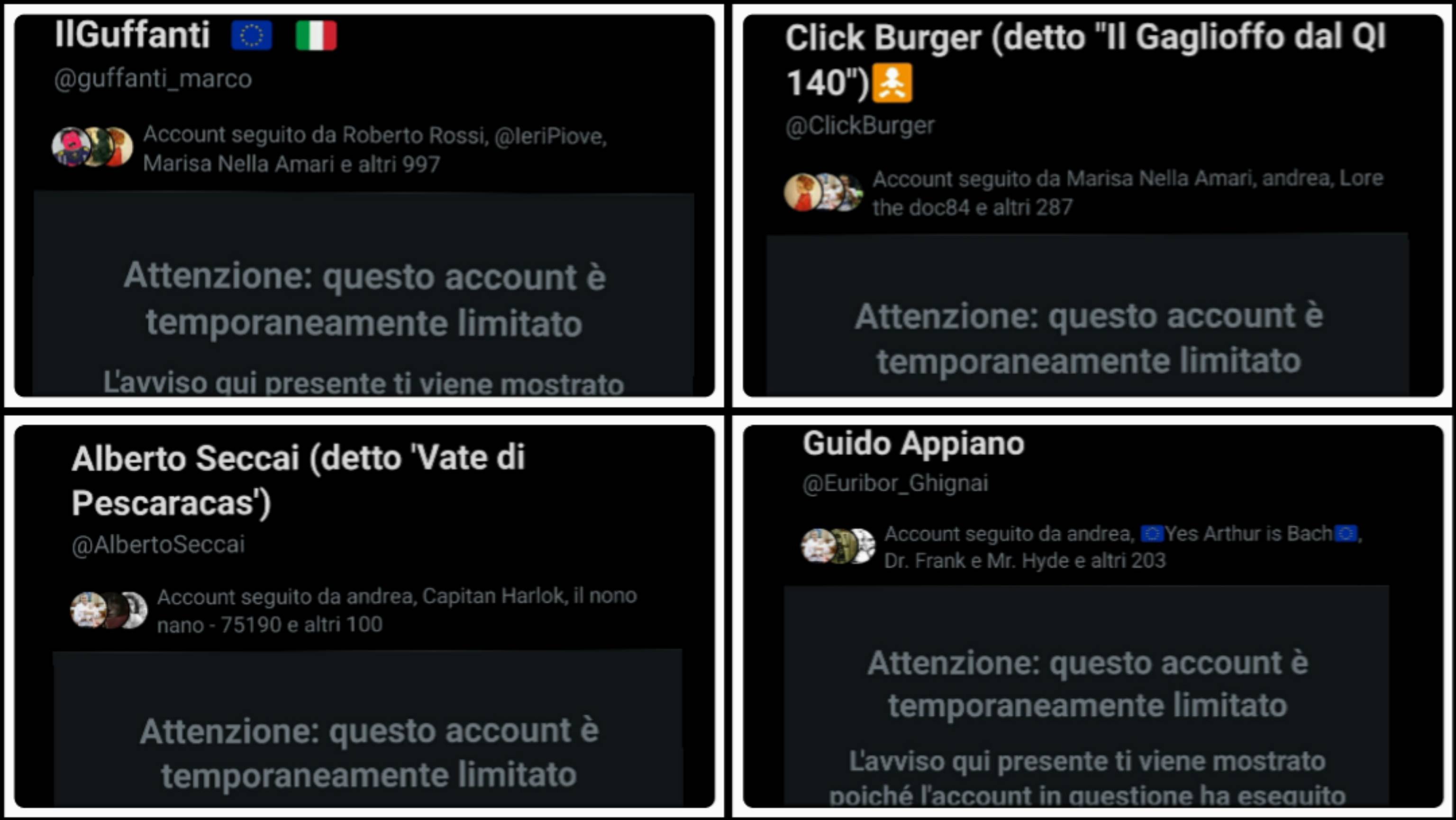 twitter limita account lega