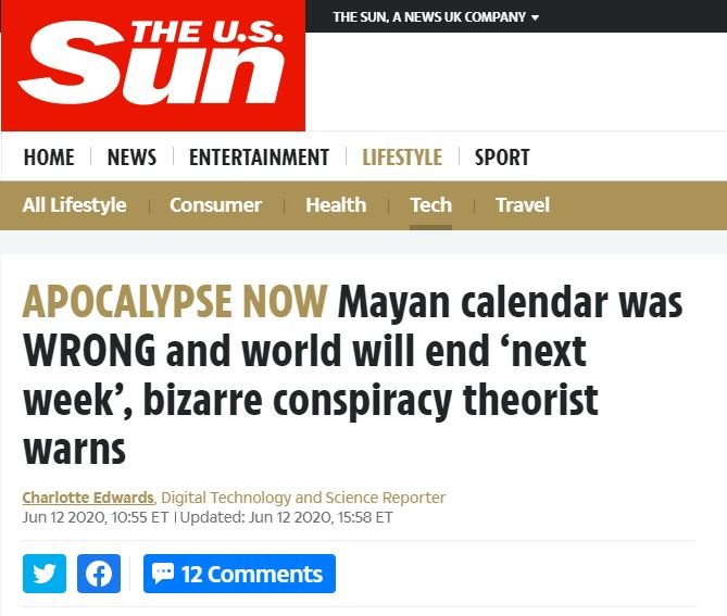 21 giugno 2020 calendario maya apocalisse