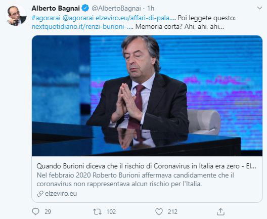 Alberto Bagnai, Roberto Burioni e gli scienziati “organici al PD” preview