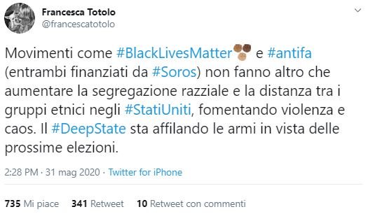 black lives matter george soros antifa