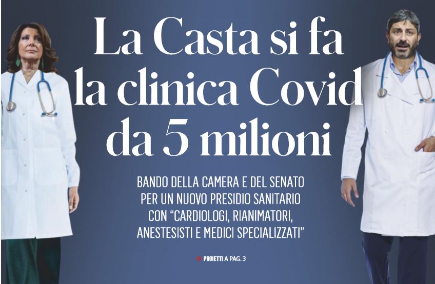 camera senato clinica anti-covid-19