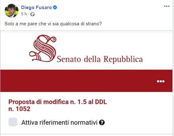 Le turbofregnacce di Diego Fusaro e dei sovranisti sulla legge sull’omofobia article-post
