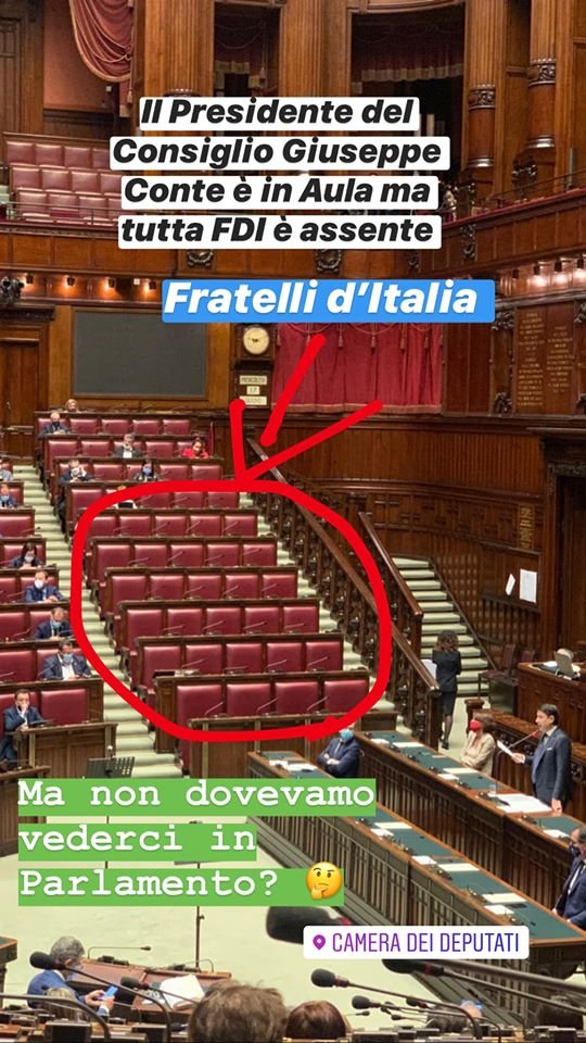 fratelli d'italia conte parlamento