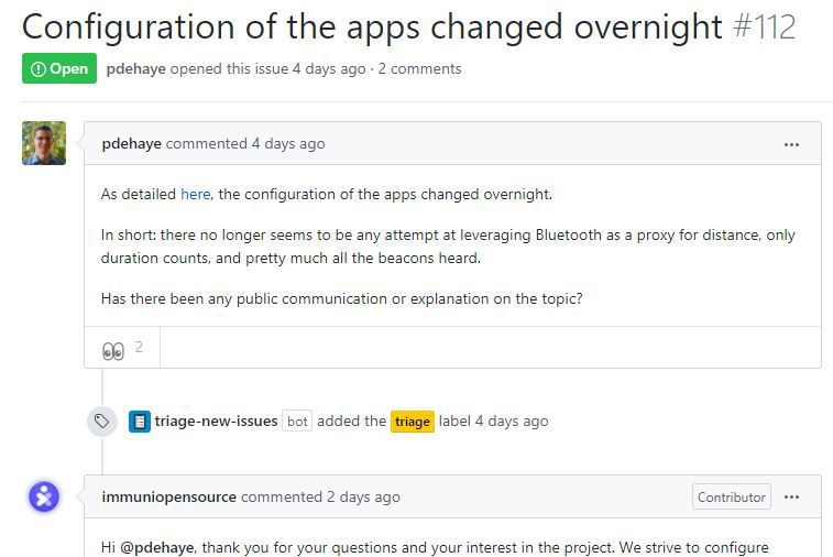 La modifica di IMMUNI sui due metri di distanza (senza comunicazione) preview