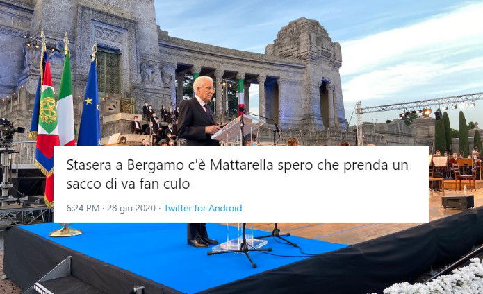 Gli insulti dei sovranisti a Mattarella a Bergamo preview