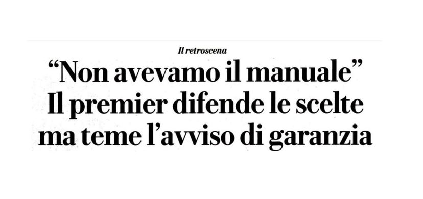 Repubblica e l’avviso di garanzia che Conte teme article-post