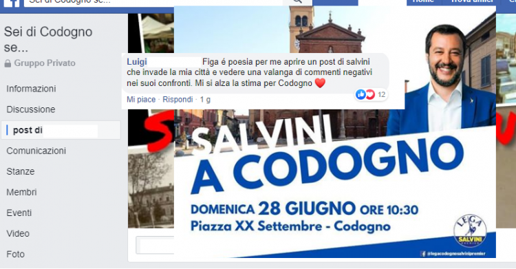 salvini a codogno contestato codognesi