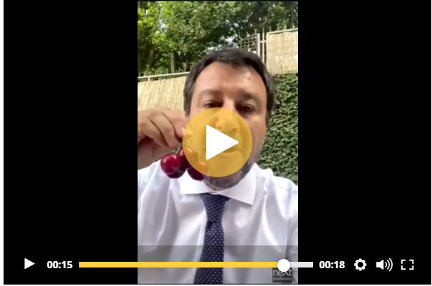 Dalle ciliegie alla Nutella dopo il terremoto di Catania: quando Salvini non si rende conto delle fesserie che fa preview