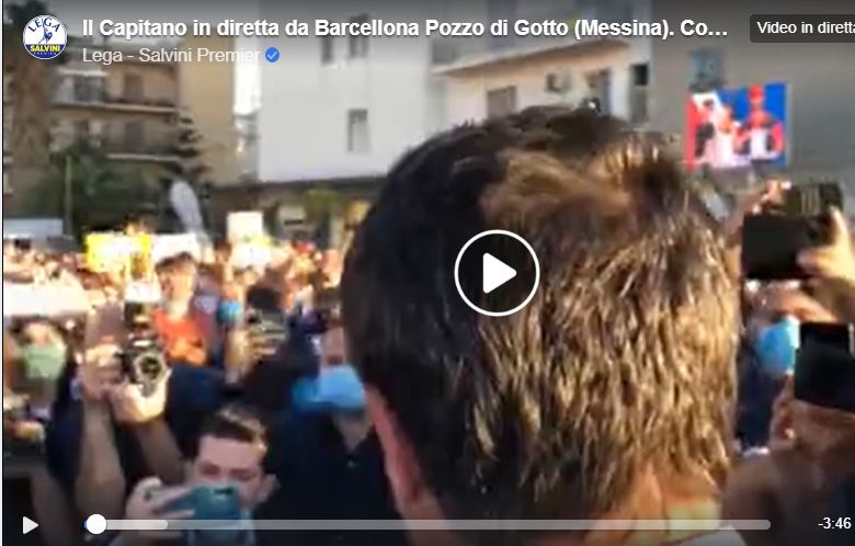 Salvini contestato e fischiato a Barcellona Pozzo di Gotto e a Milazzo preview