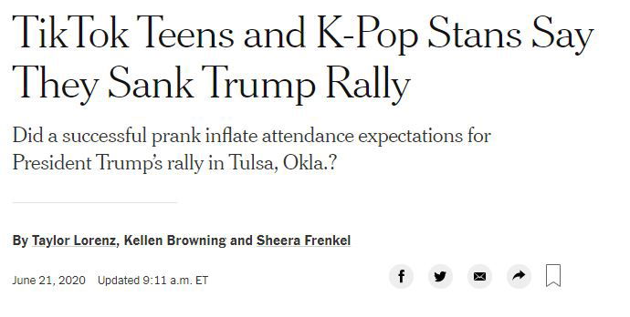 trump tik tok k-pop tulsa