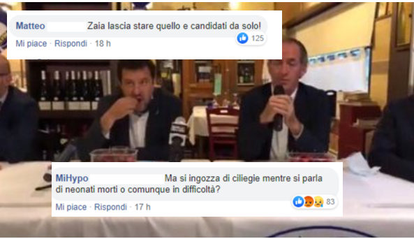 Come i fans di Zaia chiedono al governatore di mollare Salvini dopo la figuraccia sulle ciliegie preview