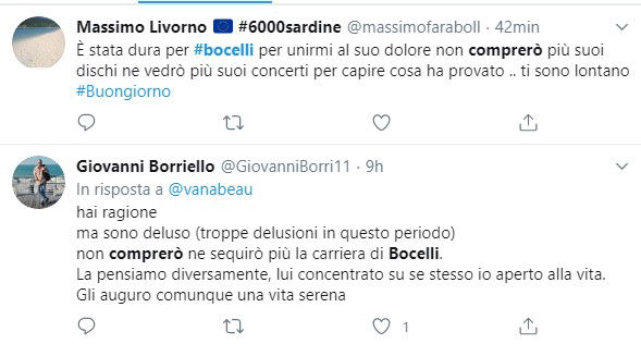 bocelli frainteso covid 19 fan non comprano (4)