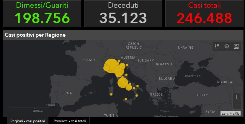Il bollettino della Protezione Civile per il Coronavirus oggi in Italia article-post