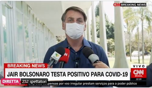 bolsonaro positivo coronavirus 1