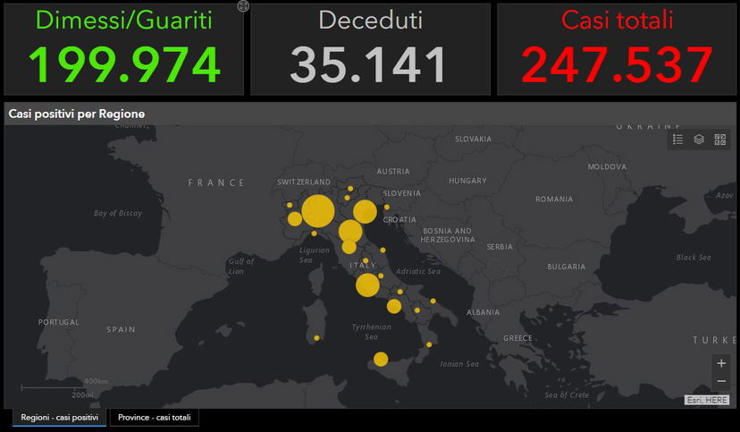 Coronavirus in Italia oggi: i dati del bollettino della Protezione Civile article-post