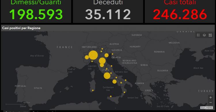 coronavirus italia 27 luglio protezione civile