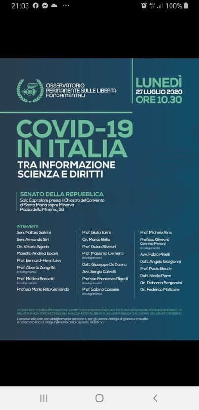 covid-19 italia senato 1