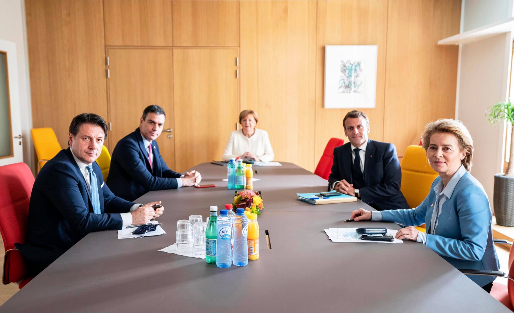 giuseppe conte mark rutte freno di emergenza