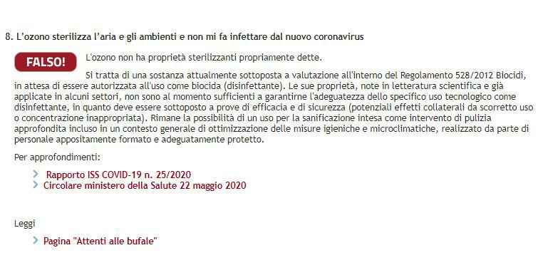 L’ozono sterilizza l’ambiente e può prevenire il contagio da Coronavirus? article-post