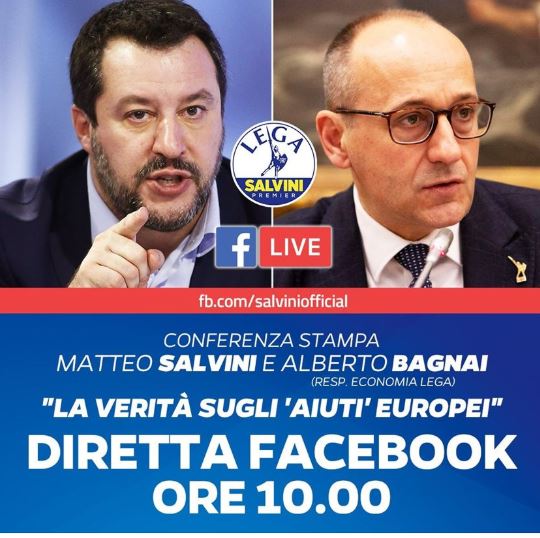 Recovery Fund: Salvini e Bagnai spiegano la (loro) verità sugli aiuti europei preview