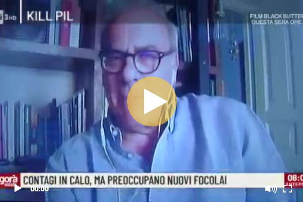 Stefano Vella ad Agorà e i brutti segni nell’epidemia di Coronavirus in Italia preview