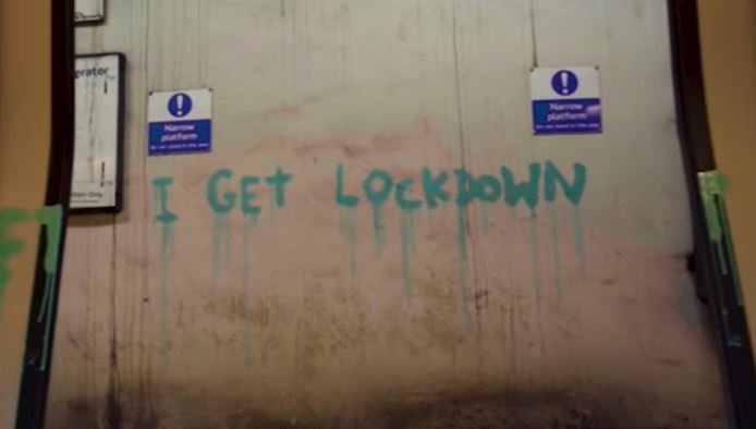 quarantena video banksy metro london i get lockdown