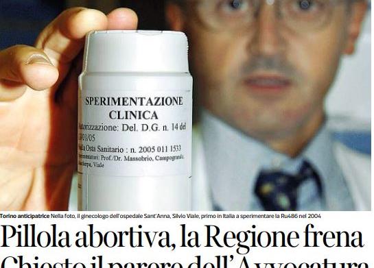 aborto regione piemonte
