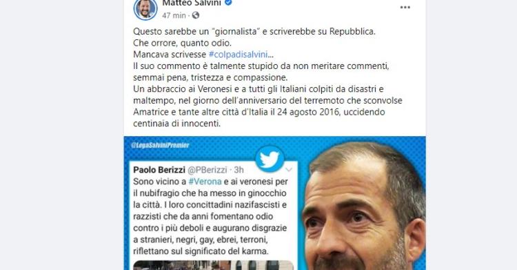 berizzi nubifragio verona salvini 2
