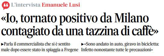 contagiato coronavirus tazzina caffè