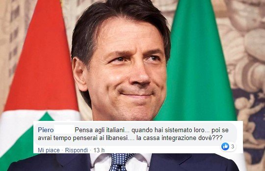 conte libano commenti prima gli italiani sovranisti 1