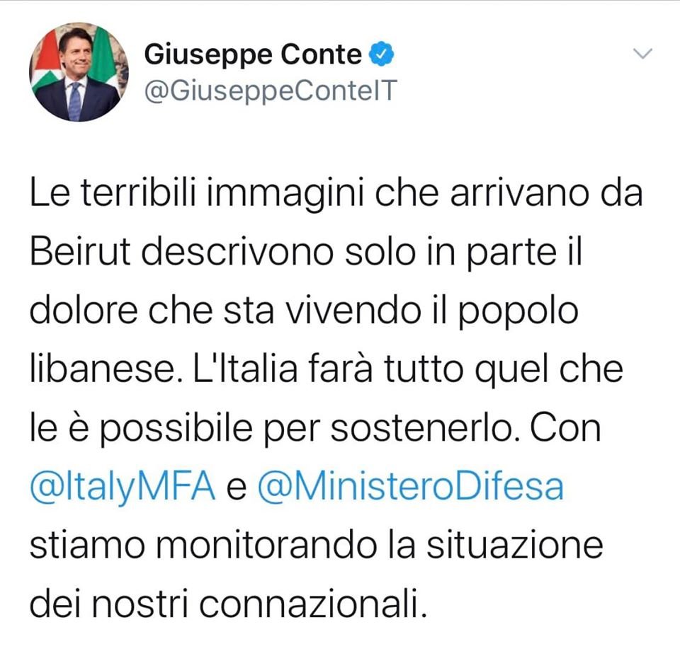 conte libano commenti prima gli italiani sovranisti 3