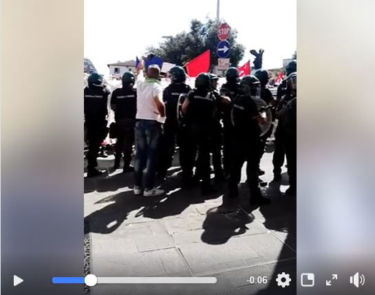 La contestazione a Salvini e Ceccardi a Empoli preview