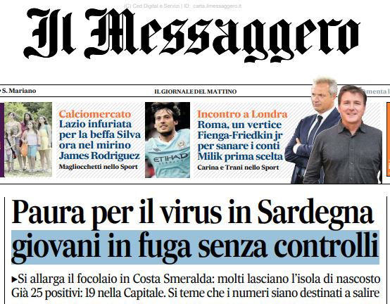 La grande fuga dei romani dalla quarantena in Sardegna article-post