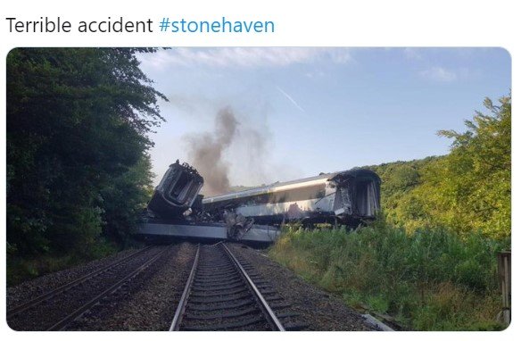 incidente treno oggi scozia stonehaven