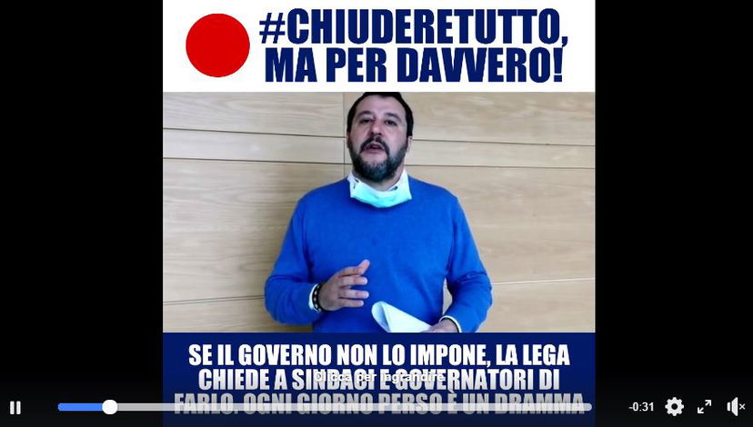 Quando Salvini voleva chiudere tutta l’Italia (e sapeva che i governatori potevano farlo) preview
